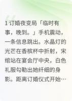 订婚宴，未婚夫寻挚爱小青梅