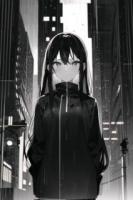 月栖寒江渡春水