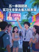 五一泰国团建，实习生非要去看人妖表演